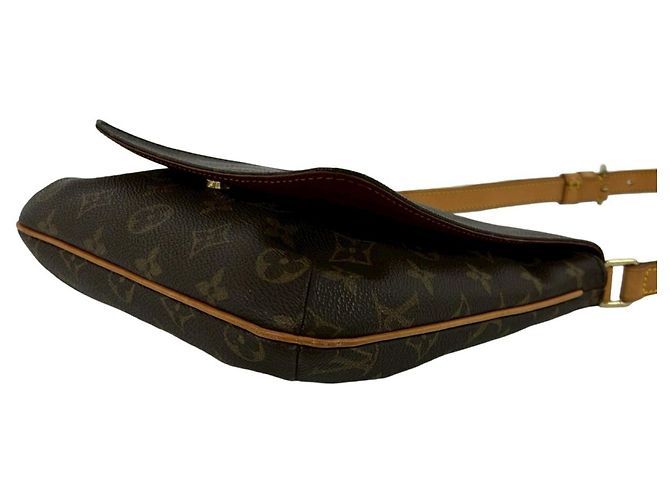 Borsa a tracolla Louis Vuitton Musette Salsa Monogram Marrone - vista 8