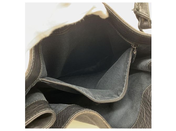 Borsa Tote Gucci GG Canvas nera Nero - vista 10