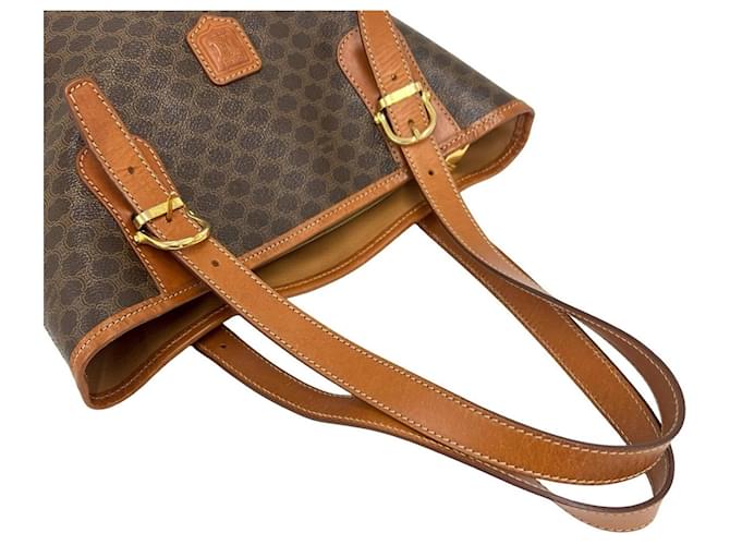 Céline Borsa Tote Celine Vintage Macadam Blazon Triomphe Pattern Marrone - vista 4