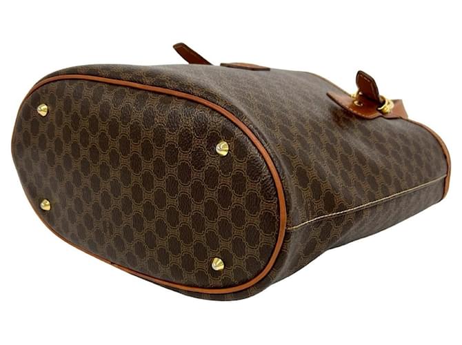 Céline Borsa Tote Celine Vintage Macadam Blazon Triomphe Pattern Marrone - vista 8