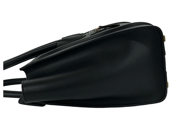 Céline Borsa Tote Celine Micro Logo in pelle Nero - vista 5