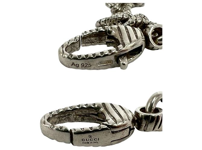 GUCCI Collana a catena in argento sterling 925 vintage - vista 3