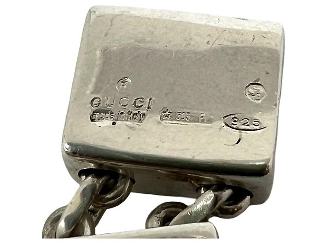 Bracciale con charm Gucci Vintage in Argento 925 - vista 3