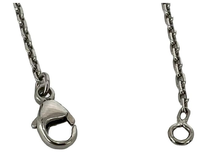 Hermès Collar HERMES Mini Pop H Plata Beige - vista 4