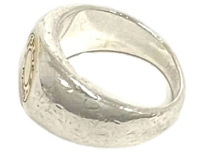 Ring Hermès HERMES Hermes Anello Sellier Argento D'oro - vista 4