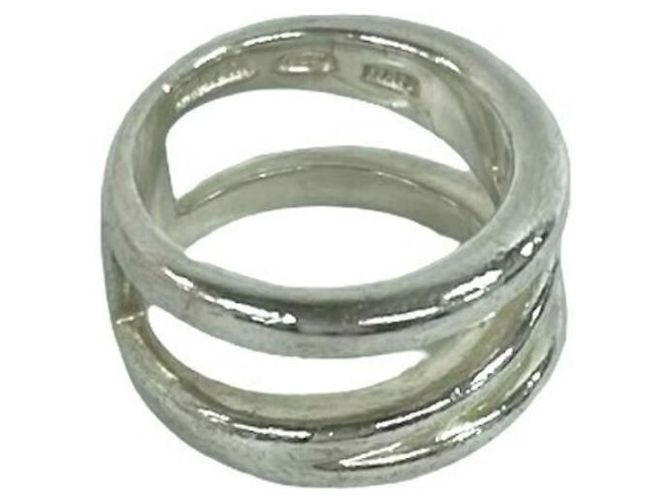 Tiffany & Co. Diagonal Band Ring Silber - Ansicht 5