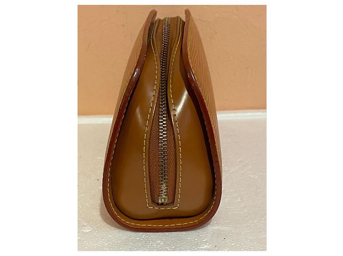 Louis Vuitton Epi Leder Kosmetikbeutel Tan Braun - Ansicht 4