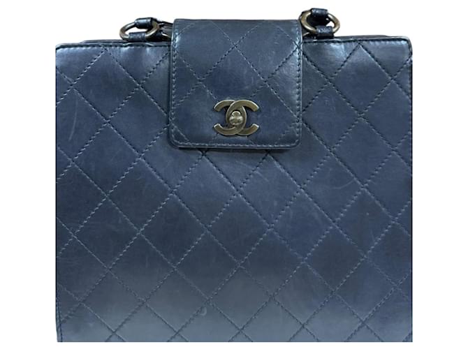 Timeless Borsa Chanel Matelassé Coco Mark Nero - vista 10