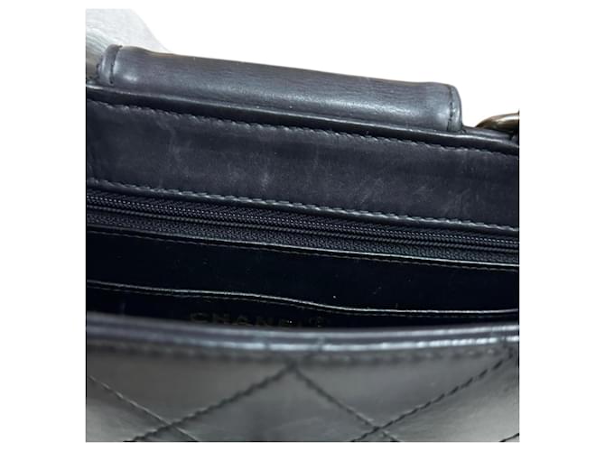 Timeless Borsa Chanel Matelassé Coco Mark Nero - vista 7