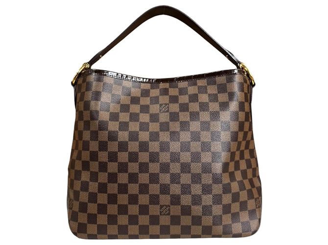 Borsa a tracolla Louis Vuitton Delightful PM Damier Marrone Damier ebene - vista 3