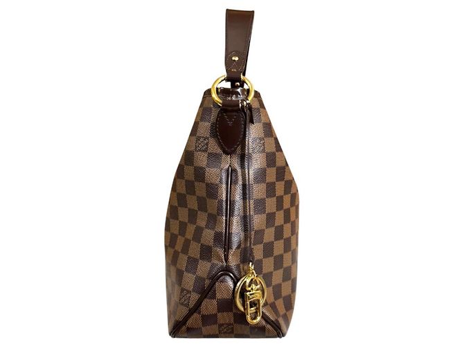 Borsa a tracolla Louis Vuitton Delightful PM Damier Marrone Damier ebene - vista 4