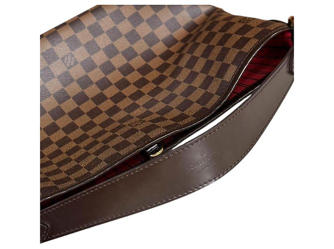 Borsa a tracolla Louis Vuitton Delightful PM Damier Marrone Damier ebene - vista 8
