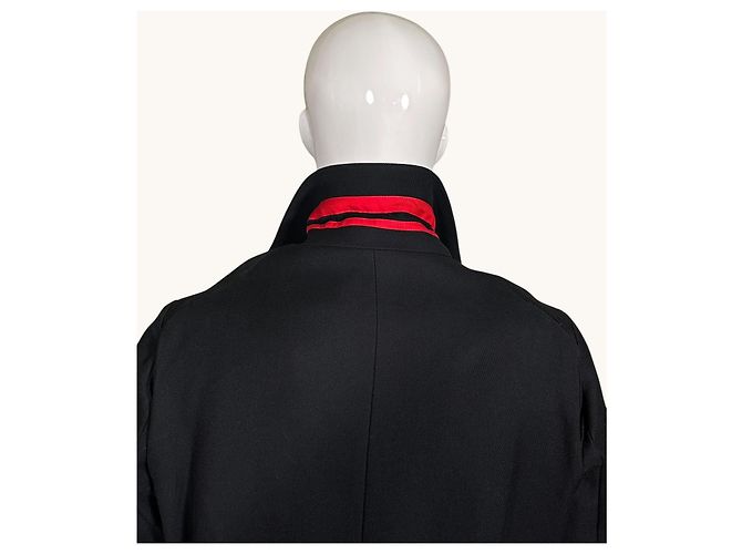 Zadig & Voltaire Black Wool Blend Long Coat - view 7