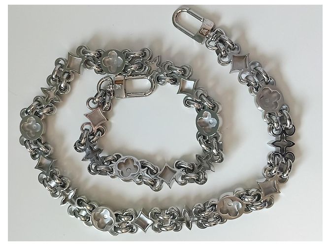 Louis Vuitton Catena Monogram Fleurs Argentata Silver hardware - vista 2