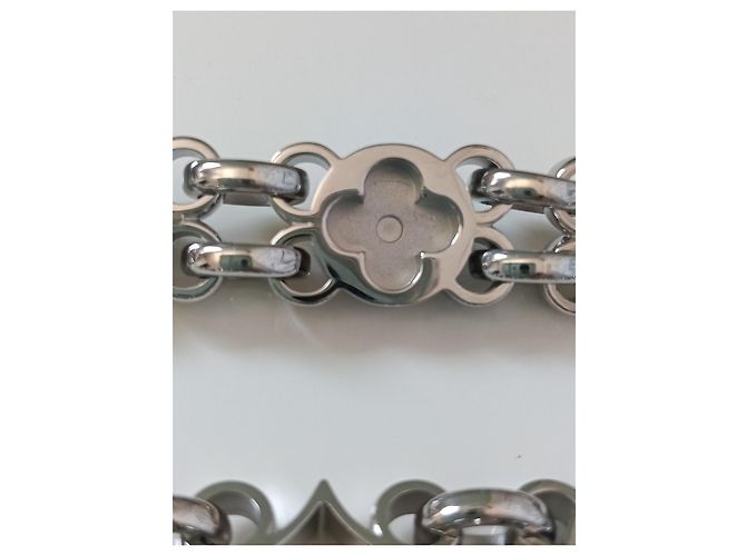 Louis Vuitton Catena Monogram Fleurs Argentata Silver hardware - vista 4