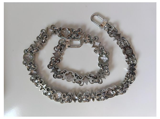 Louis Vuitton Catena Monogram Fleurs Argentata Silver hardware - vista 6