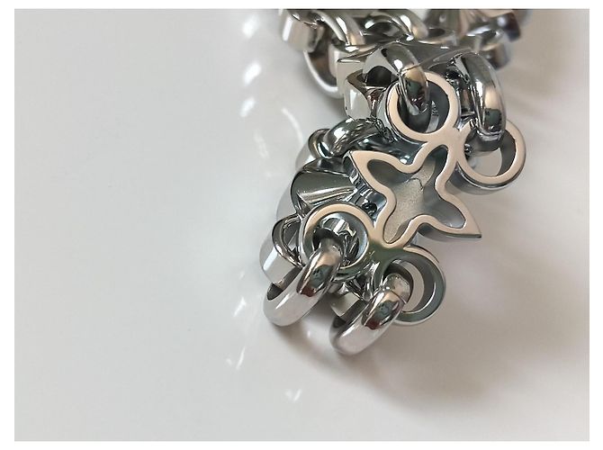 Louis Vuitton Catena Monogram Fleurs Argentata Silver hardware - vista 8