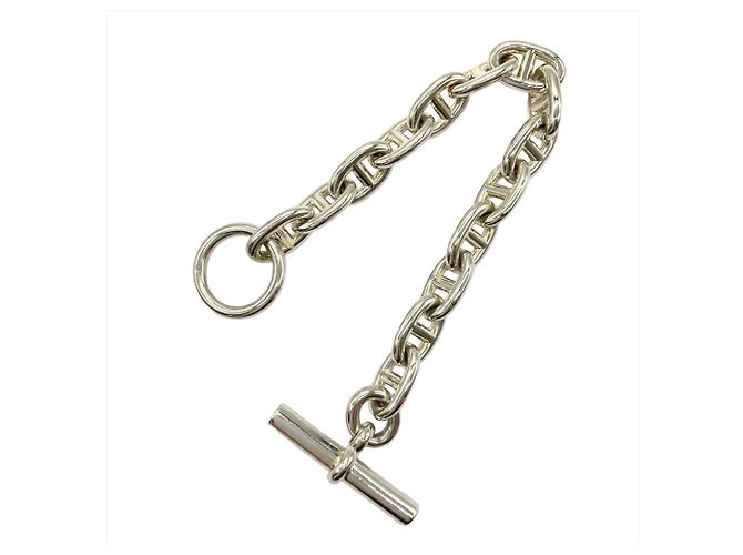 Hermès Bracciale Charm Chaine d'Ancre Hermes Argento - vista 2