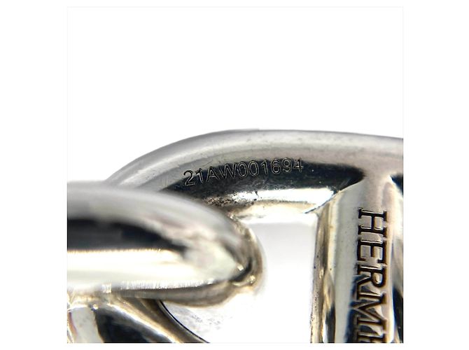 Hermès Bracciale Charm Chaine d'Ancre Hermes Argento - vista 4