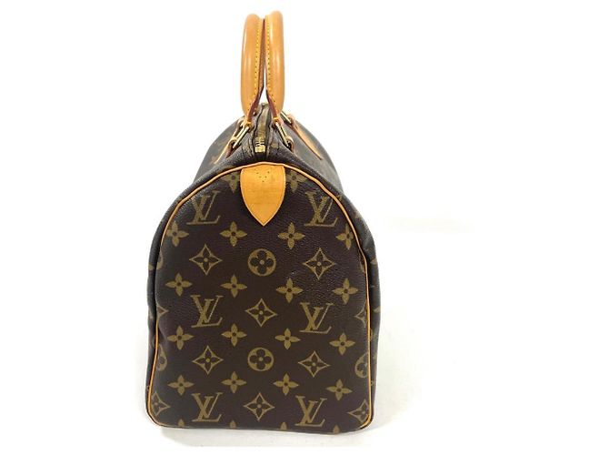Borsa Louis Vuitton Speedy 30 Marrone Monogramma - vista 2