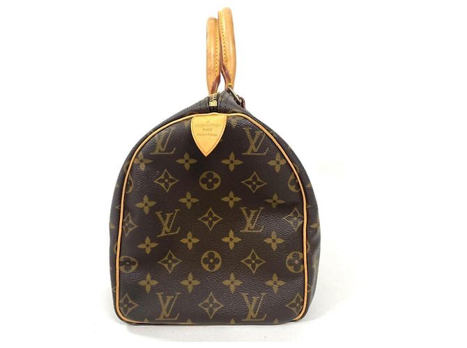 Borsa Louis Vuitton Speedy 30 Marrone Monogramma - vista 2