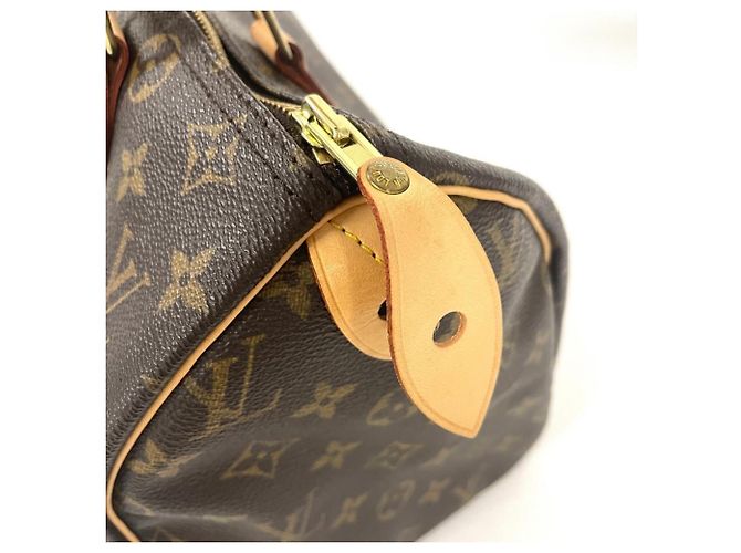 Borsa Louis Vuitton Speedy 30 Marrone Monogramma - vista 6