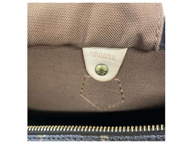Borsa Louis Vuitton Speedy 30 Marrone Monogramma - vista 8