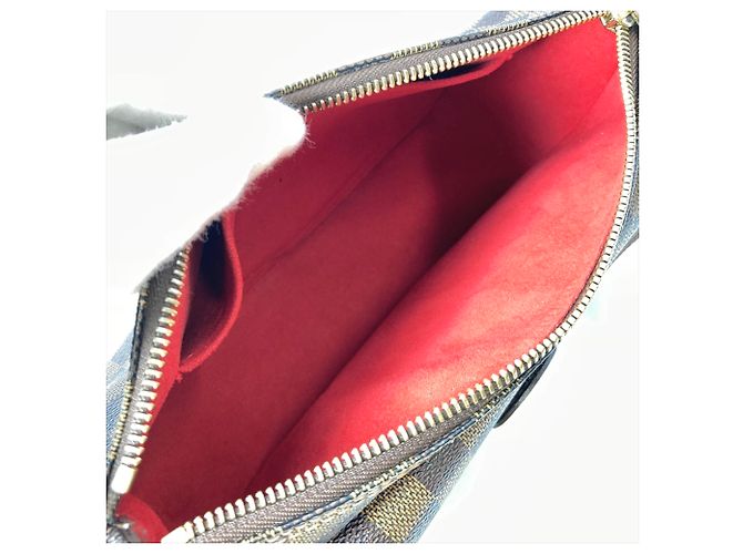 Borsa a Spalla Louis Vuitton Ravello GM Marrone Damier ebene - vista 11