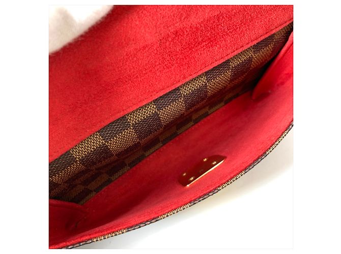 Borsa a Spalla Louis Vuitton Ravello GM Marrone Damier ebene - vista 12