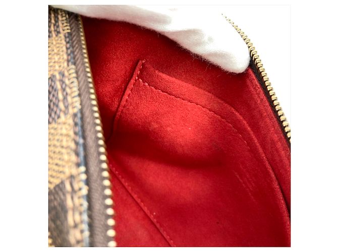 Borsa a Spalla Louis Vuitton Ravello GM Marrone Damier ebene - vista 9