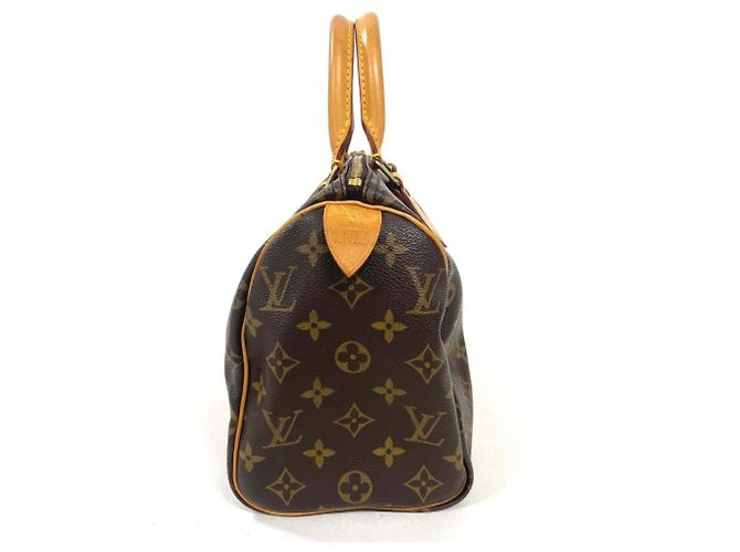 Borsa Louis Vuitton Speedy 25 Monogram Marrone Monogramma - vista 2