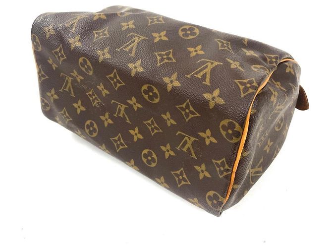 Borsa Louis Vuitton Speedy 25 Monogram Marrone Monogramma - vista 3