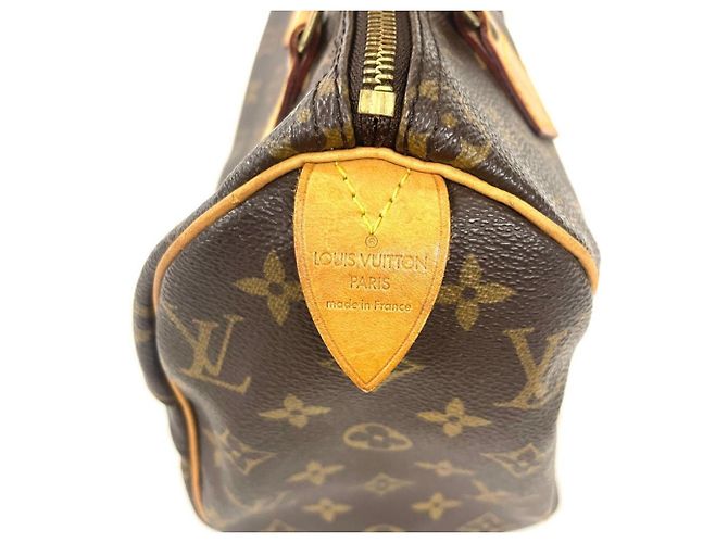 Borsa Louis Vuitton Speedy 25 Monogram Marrone Monogramma - vista 5