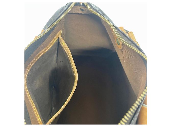 Borsa Louis Vuitton Speedy 25 - Tela Monogram Marrone Monogramma - vista 7