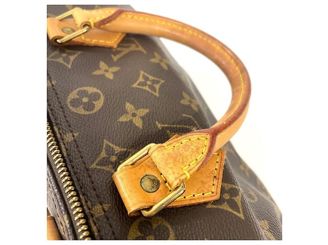 Borsa Louis Vuitton Speedy 30 Marrone Monogramma - vista 6