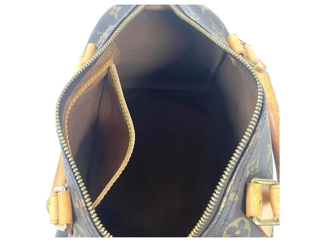 Borsa Louis Vuitton Speedy 30 Marrone Monogramma - vista 7