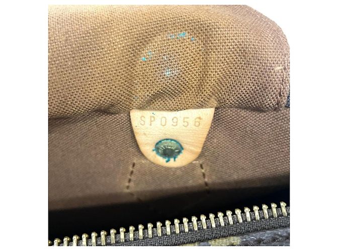 Borsa Louis Vuitton Speedy 30 Marrone Monogramma - vista 8