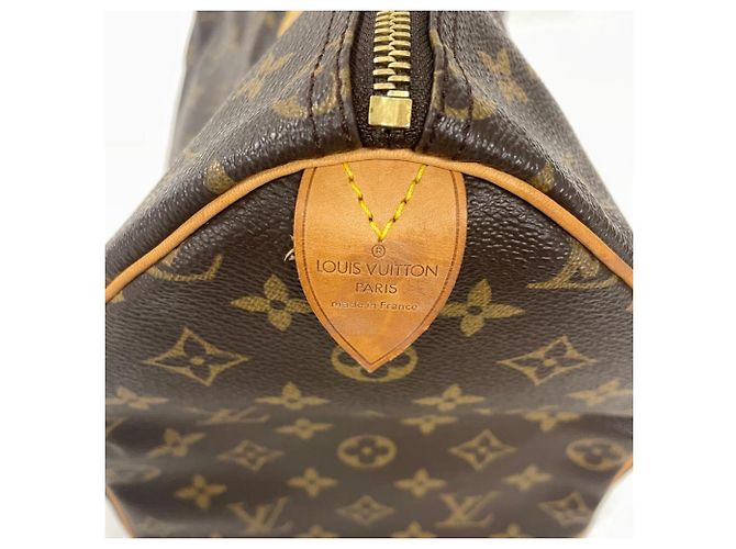 Louis Vuitton Speedy 35 Handtasche Braun Monogramm - Ansicht 4