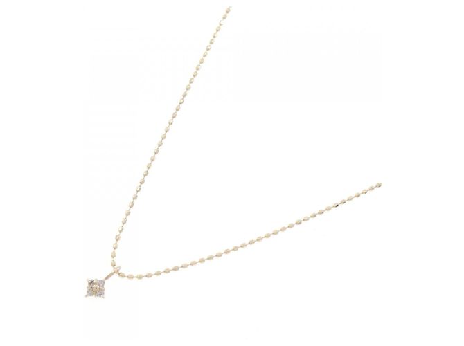 Autre Marque Collana in oro giallo K10 e diamanti D'oro - vista 2