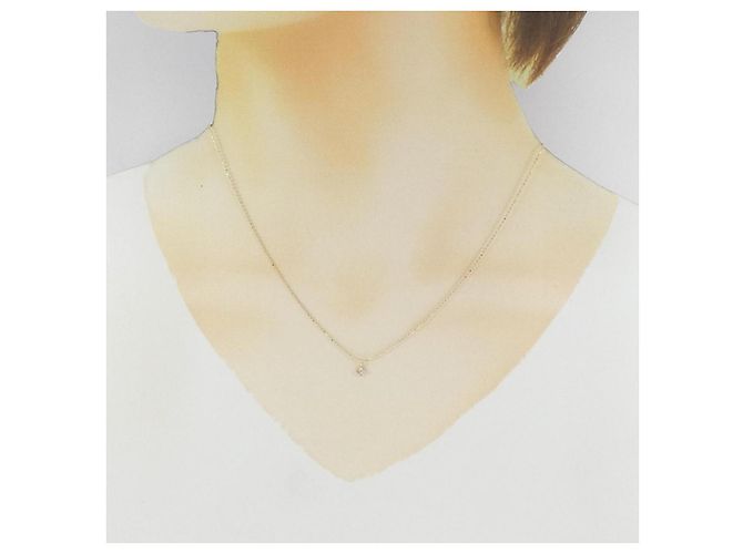 Autre Marque Collana in oro giallo K10 e diamanti D'oro - vista 6