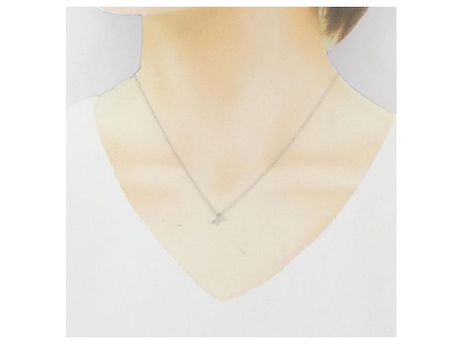 Autre Marque Au750 Diamant Initialen Y-Kette Silber - Ansicht 6