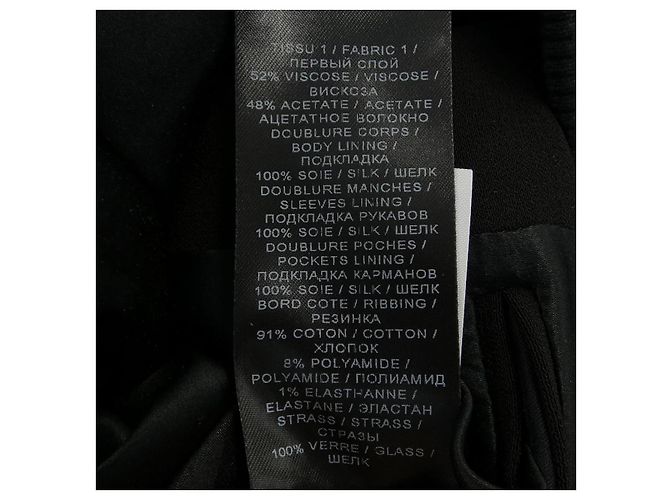 Autre Marque Blouson Balmain Preto Prata - vista 3