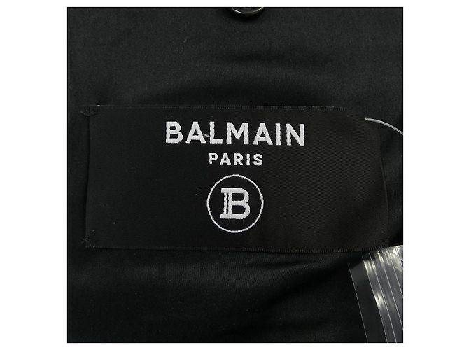Autre Marque Blouson Balmain Preto Prata - vista 4