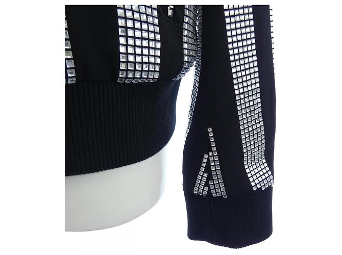 Autre Marque Blouson Balmain Preto Prata - vista 6