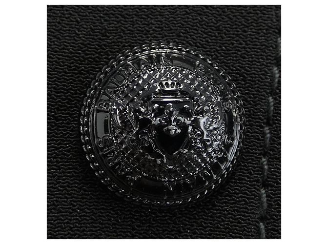 Autre Marque Blouson Balmain Preto Prata - vista 7