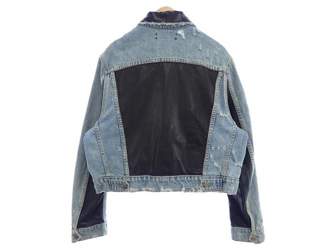 Chaqueta vaquera Amiri Negro Azul - vista 2