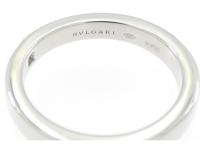 Bulgari Bvlgari Marie Me Pt950 Diamantring Größe 7.5 Silber - Ansicht 4