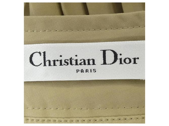 Falda Christian Dior Beige - vista 4