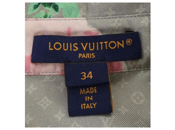 Camicia in seta Louis Vuitton Marrone - vista 4