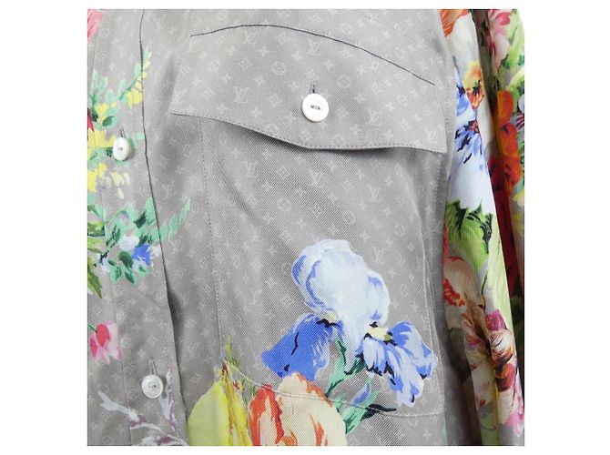 Camicia in seta Louis Vuitton Marrone - vista 6